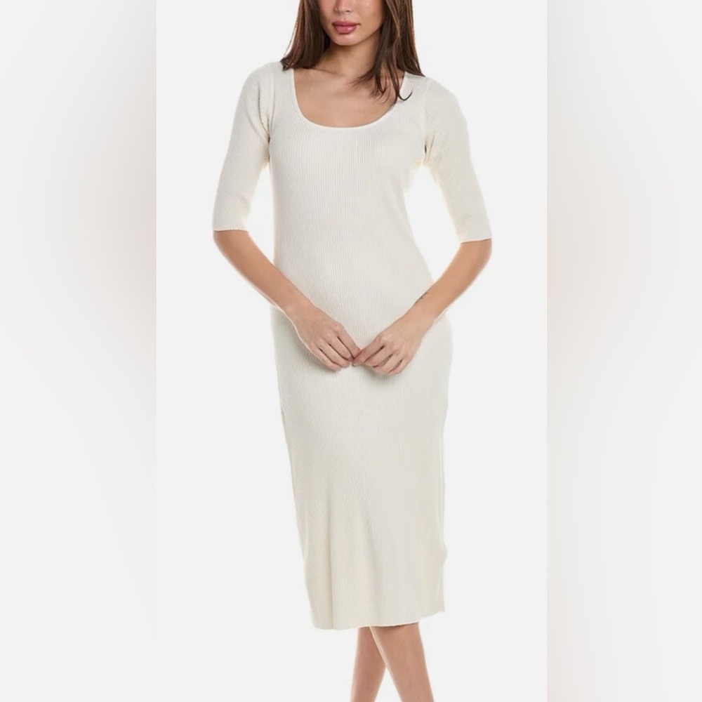 Vince Ribbed Midi